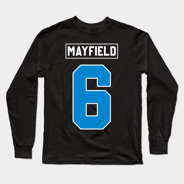 Baker Mayfield Tampa Bay Name Arc Long Sleeve T-Shirt by Cabello's